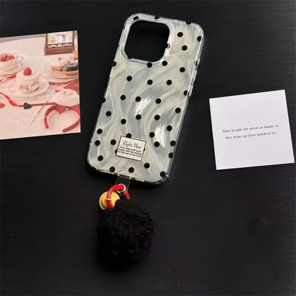 Polka Dot Phone Case - 15 Pro Max / 15 Pro / 15 / 14 Pro Max / 14 Pro / 14 / 13 Pro Max / 13 Pro / 13 / 12 Pro Max / 12 Pro / 12 / 11 SpreePicky