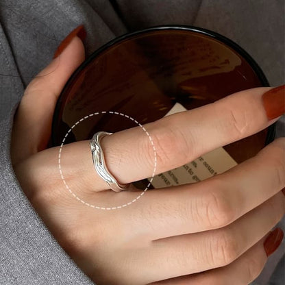 Irregular Alloy Open Ring SpreePicky