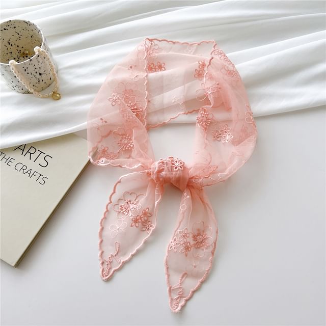 Lace Narrow Scarf SpreePicky