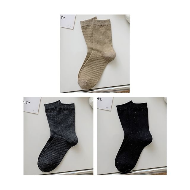 Ribbed Socks Set SpreePicky