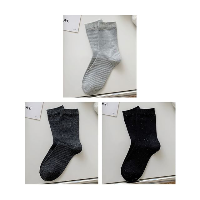 Ribbed Socks Set SpreePicky