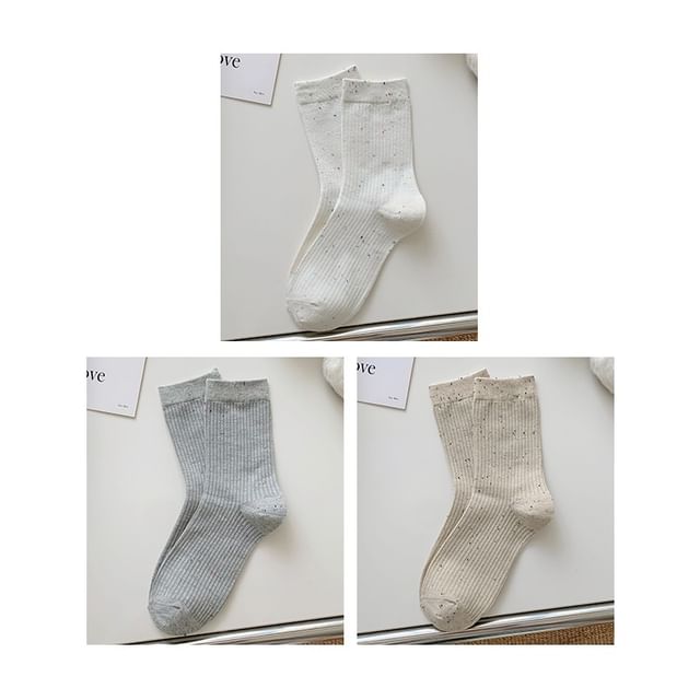 Ribbed Socks Set SpreePicky