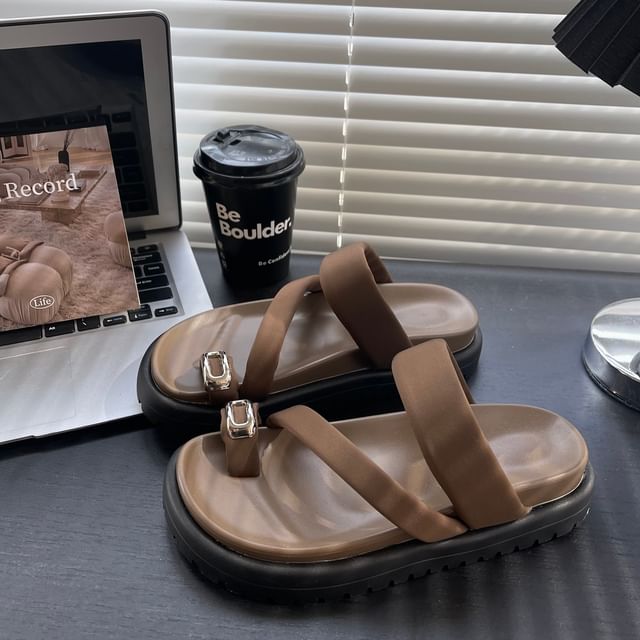 Platform Slide Sandals SpreePicky