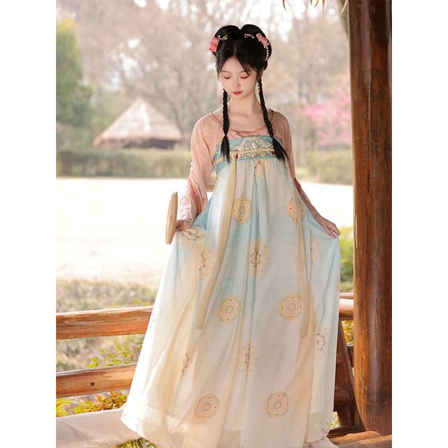 Patterned Traditional Chinese Costume Set SpreePicky