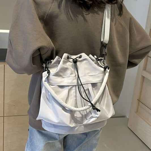 Multi-Pocket Drawstring Bucket Bag mySite