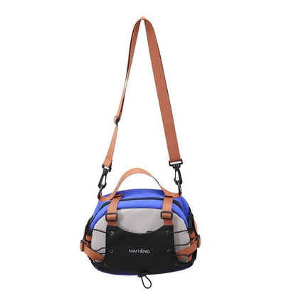 Lettering Strappy Crossbody Bag mySite