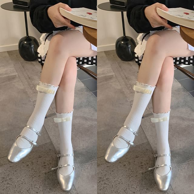 Bow Accent Socks / Set SpreePicky