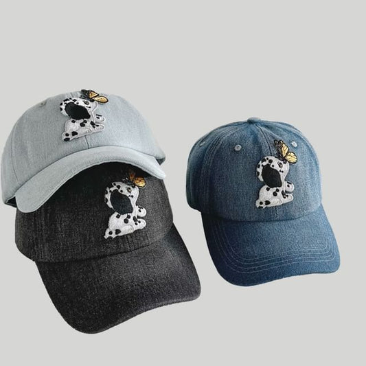 Dog Applique Baseball Cap SpreePicky