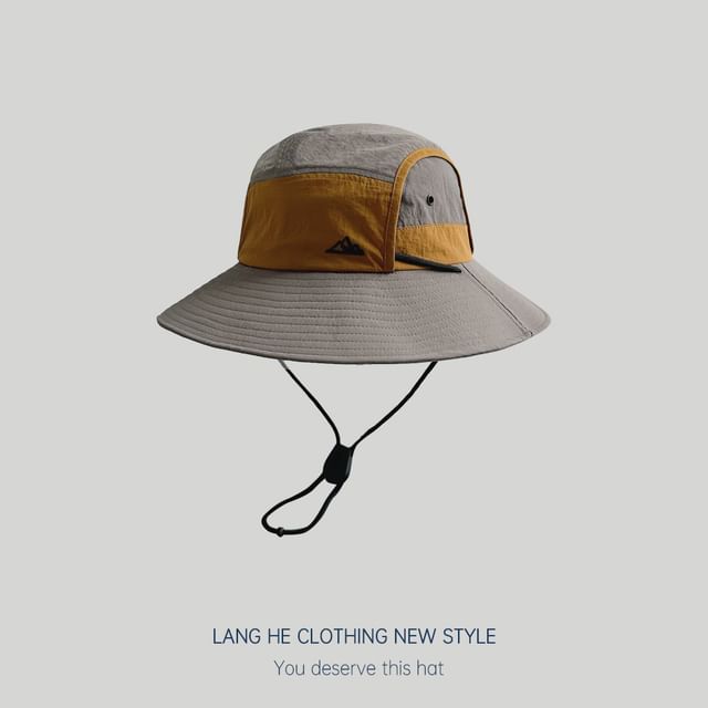 Color Panel Bucket Hat SpreePicky