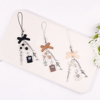 Bow Acrylic Phone Charm (Various Designs) SpreePicky