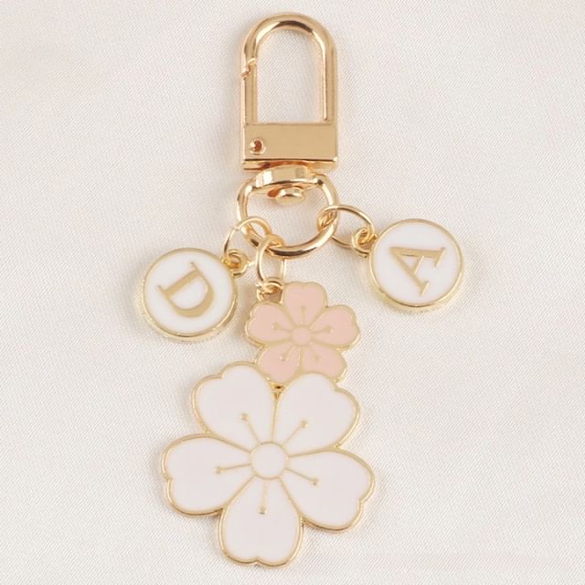 Floral / Rabbit Alloy Keyring (Various Designs) SpreePicky