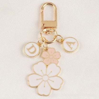 Floral / Rabbit Alloy Keyring (Various Designs) SpreePicky