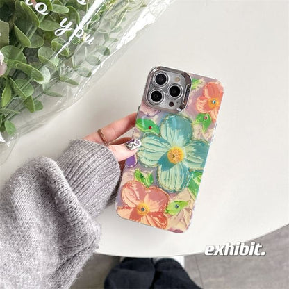 Floral Phone Case - iPhone 15 Pro Max / 15 Pro / 15 / 14 Pro Max / 14 Pro / 14 / 13 Pro Max / 13 Pro / 13 / 12 Pro Max / 12 Pro / 12 / 11 SpreePicky