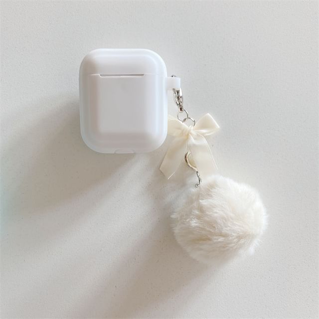 Ribbon Pom Pom AirPods / Pro Earphone Case Skin SpreePicky