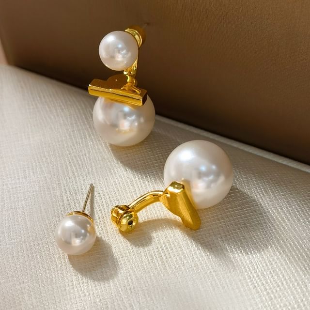 Faux Pearl Alloy Ear Jacket SpreePicky