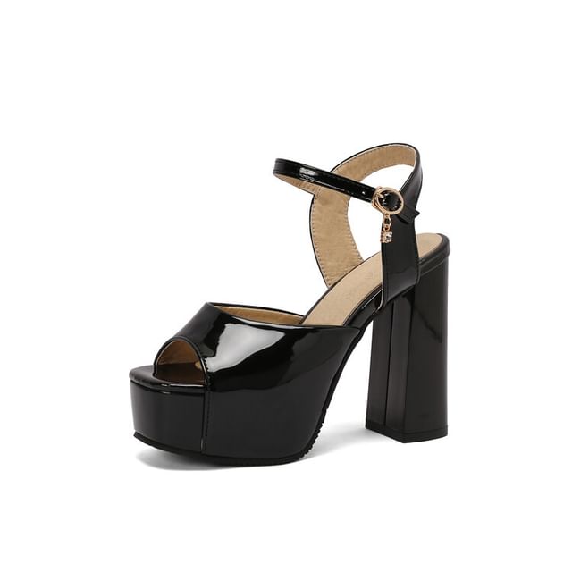 Platform Chunky Heel Sandals SpreePicky