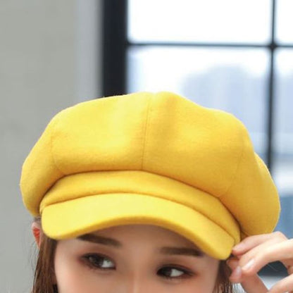 Plain Panel Newsboy Cap SpreePicky