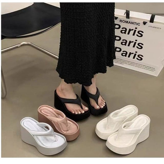 Platform Wedge Thong Sandals mySite