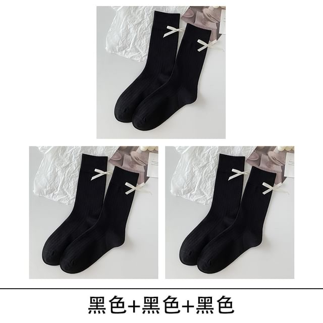 Bow Socks Set SpreePicky