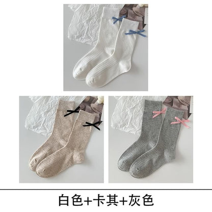 Bow Socks Set SpreePicky