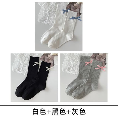 Bow Socks Set SpreePicky