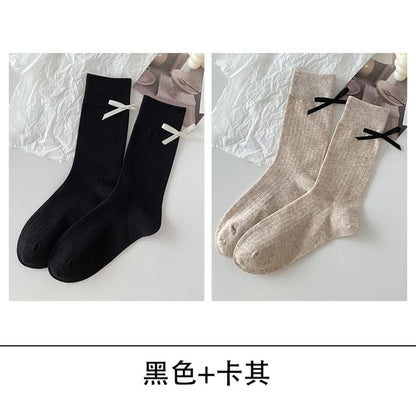 Bow Socks Set SpreePicky