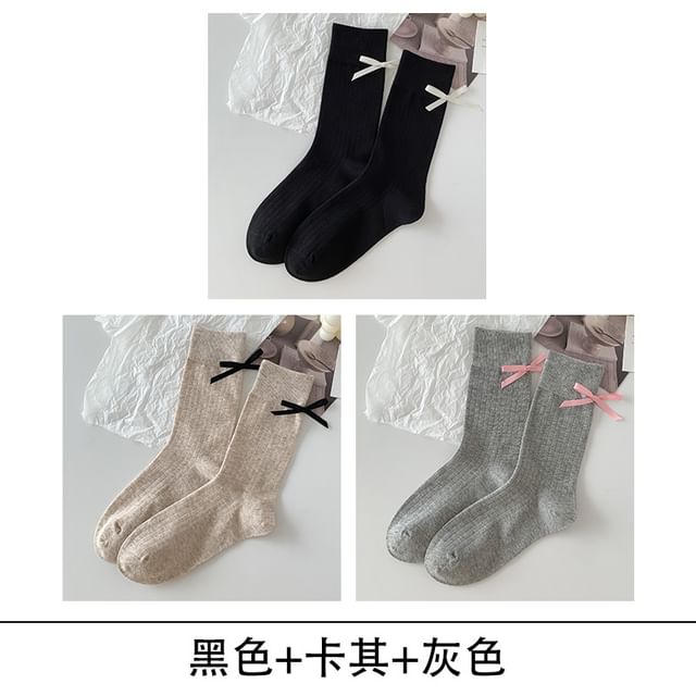 Bow Socks Set SpreePicky