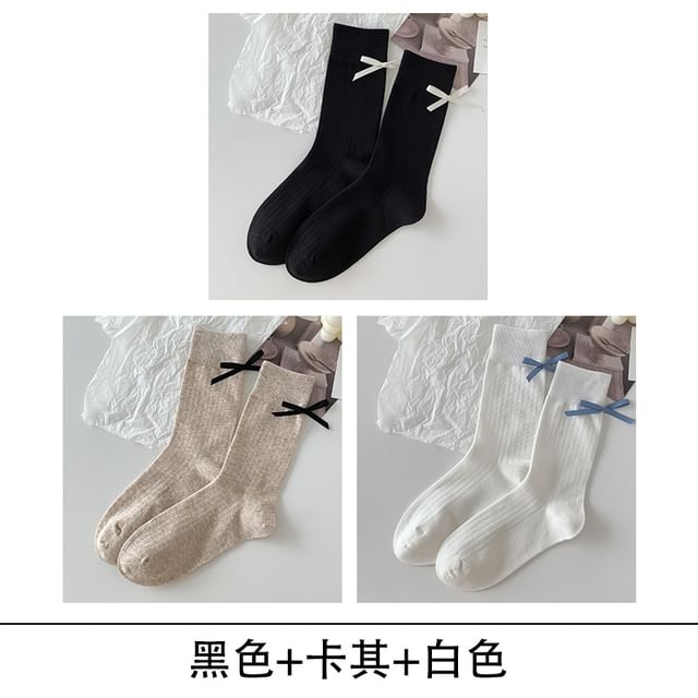 Bow Socks Set SpreePicky