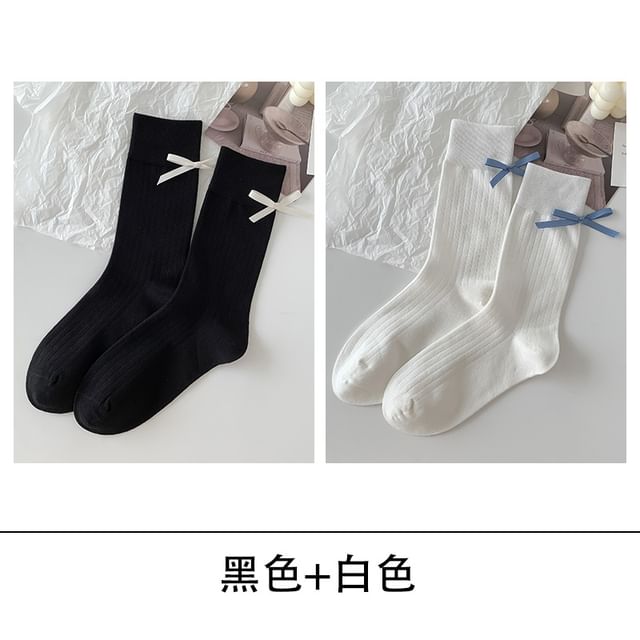 Bow Socks Set SpreePicky