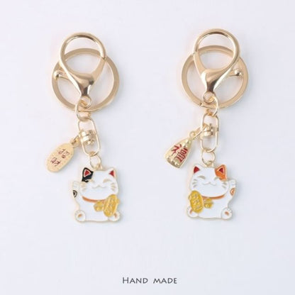 Japanese Lucky-Cat Bag Charm / Key Ring SpreePicky