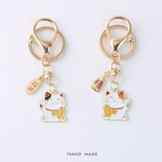 Japanese Lucky-Cat Bag Charm / Key Ring SpreePicky