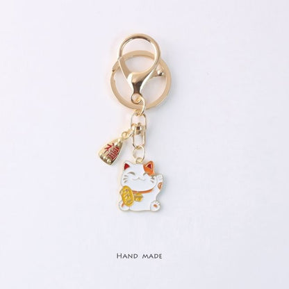 Japanese Lucky-Cat Bag Charm / Key Ring SpreePicky