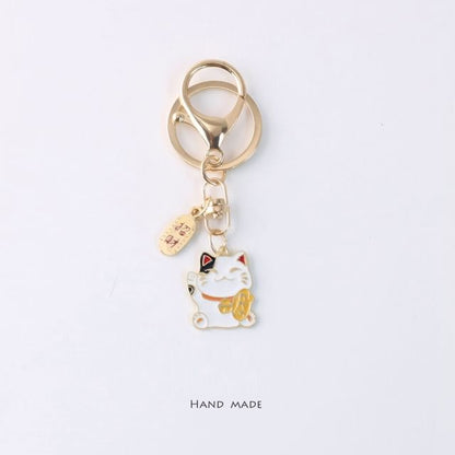 Japanese Lucky-Cat Bag Charm / Key Ring SpreePicky