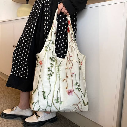 Embroidered Tote Bag SpreePicky