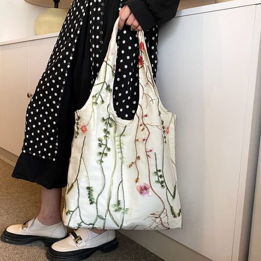 Embroidered Tote Bag SpreePicky