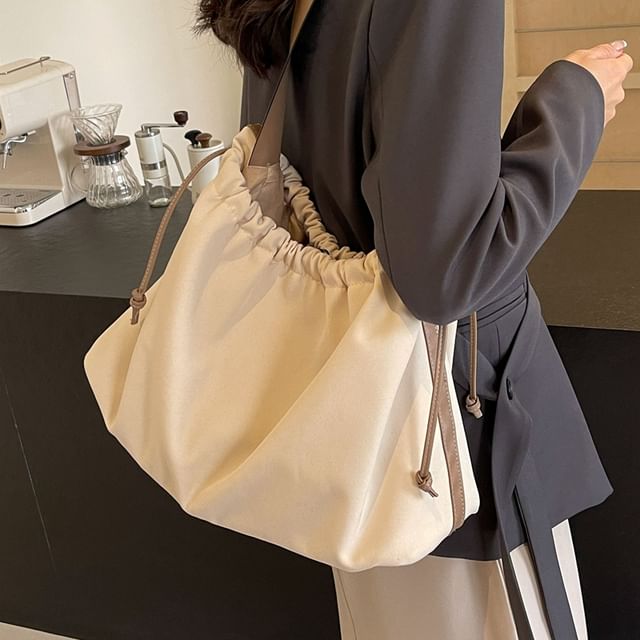 Drawstring Fabric Tote Bag mySite