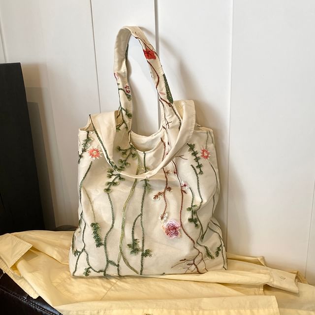 Embroidered Tote Bag SpreePicky