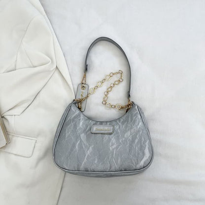 Chain Strap Applique Shoulder Bag SpreePicky