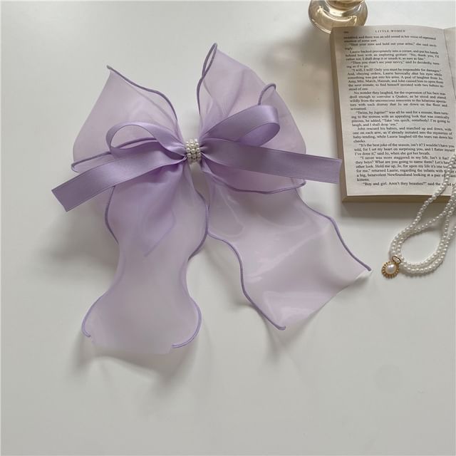 Ribbon Organza Hair Clip SpreePicky