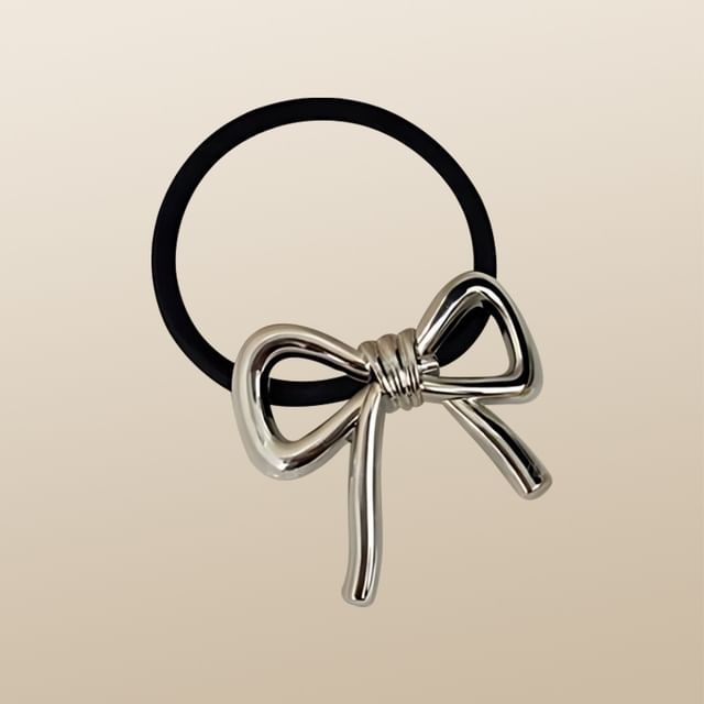 Bow Alloy Hair Tie SpreePicky