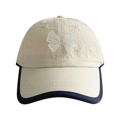 Bow Piped Baseball Cap SpreePicky