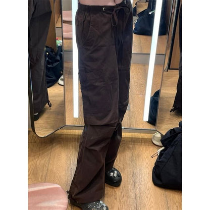 High Waist Wide Leg Cargo Pants (Various Designs) SpreePicky