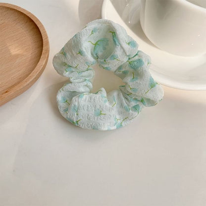 Floral Print Scrunchie mySite