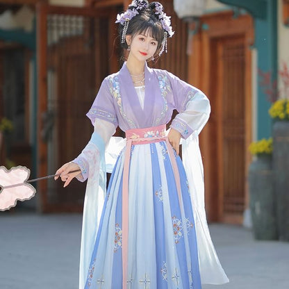 Traditional Chinese Floral Costume Set SpreePicky