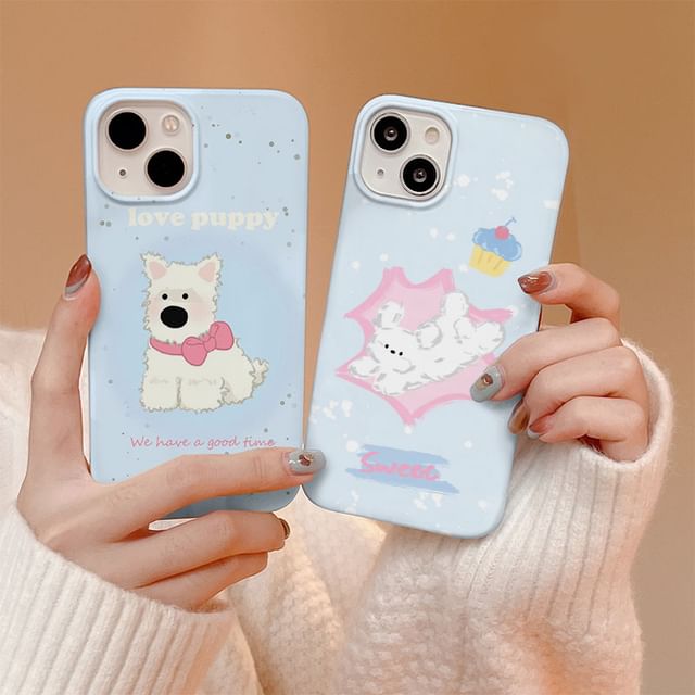 Dog Phone Case - iPhone 15 Pro Max / 15 Pro / 15 Plus / 15 / 14 Pro Max / 14 Pro / 14 Plus / 14 / 13 Pro Max / 13 Pro / 13 / 13 mini / 12 Pro Max / 12 Pro / 12 / 12 mini / 11 Pro Max / 11 Pro / 11 SpreePicky