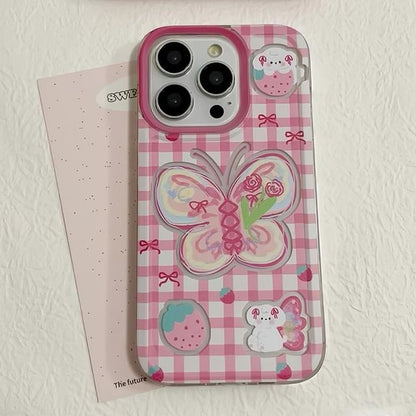 Butterfly Plaid Phone Case SpreePicky