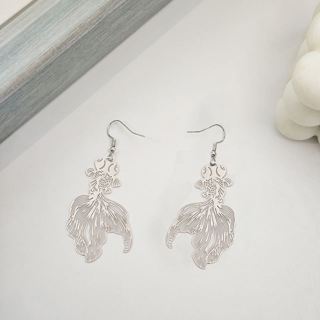 Goldfish Drop Hook Earring SpreePicky