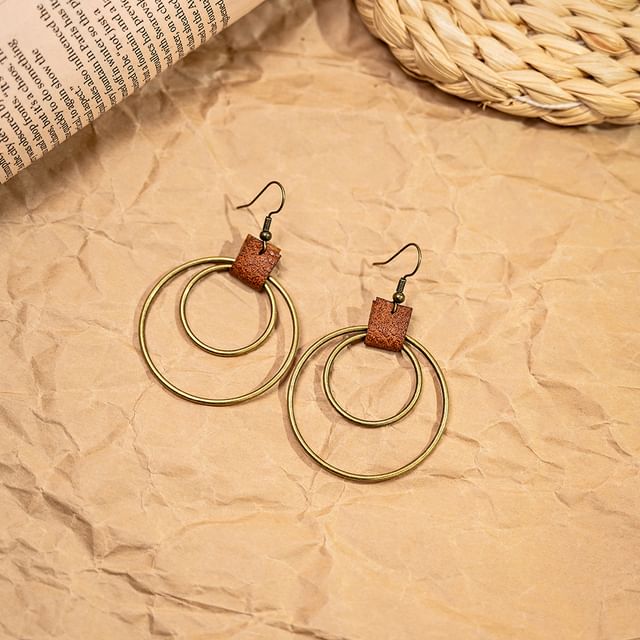 Metal Drop Hook Earring SpreePicky