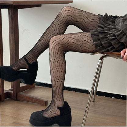 Patterned Sheer Tights mySite