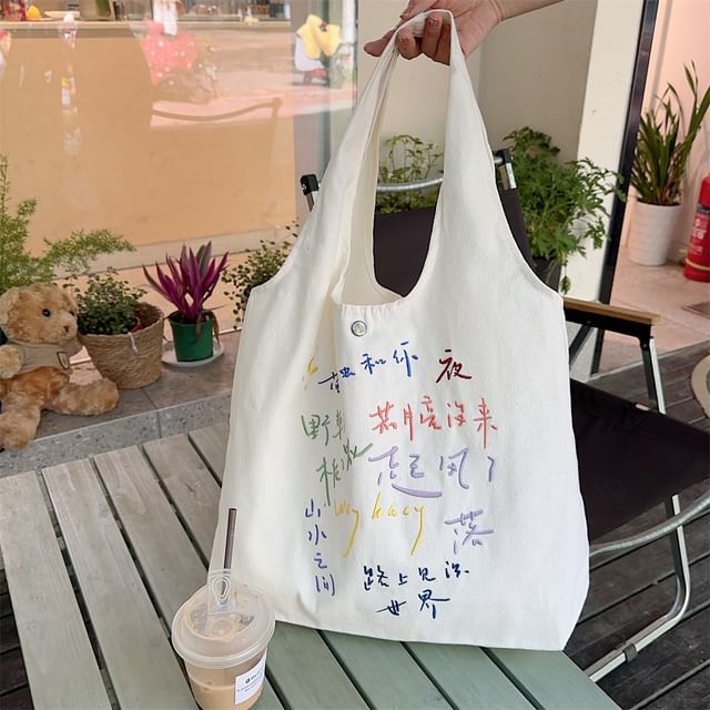 Embroidered Tote Bag SpreePicky